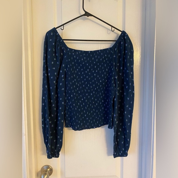 Madewell Lucie Long sleeve top Size-XL - Picture 5 of 7